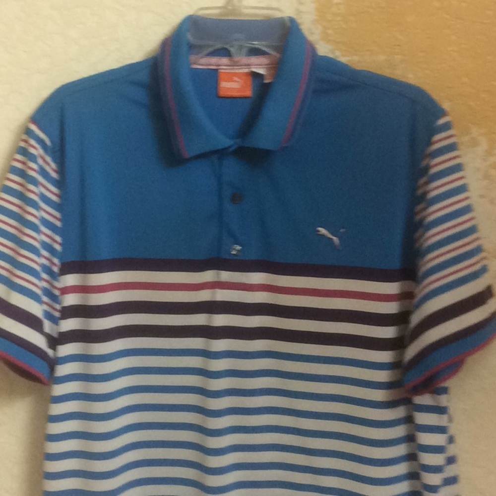 Puma men's tennis shirt Sz L